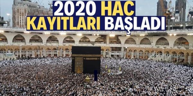 Hac ön kayıtları başladı