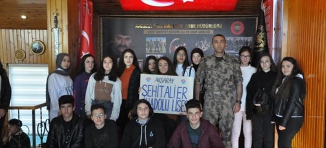 Aksaraylı Öğrencilerden Ankara Özel Harekat şubeye ziyaret 
