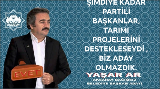 YAŞAR ARDAN AÇIKLAMA  AKSARAY´IN EKONOMİK REÇETESİ BİZDE