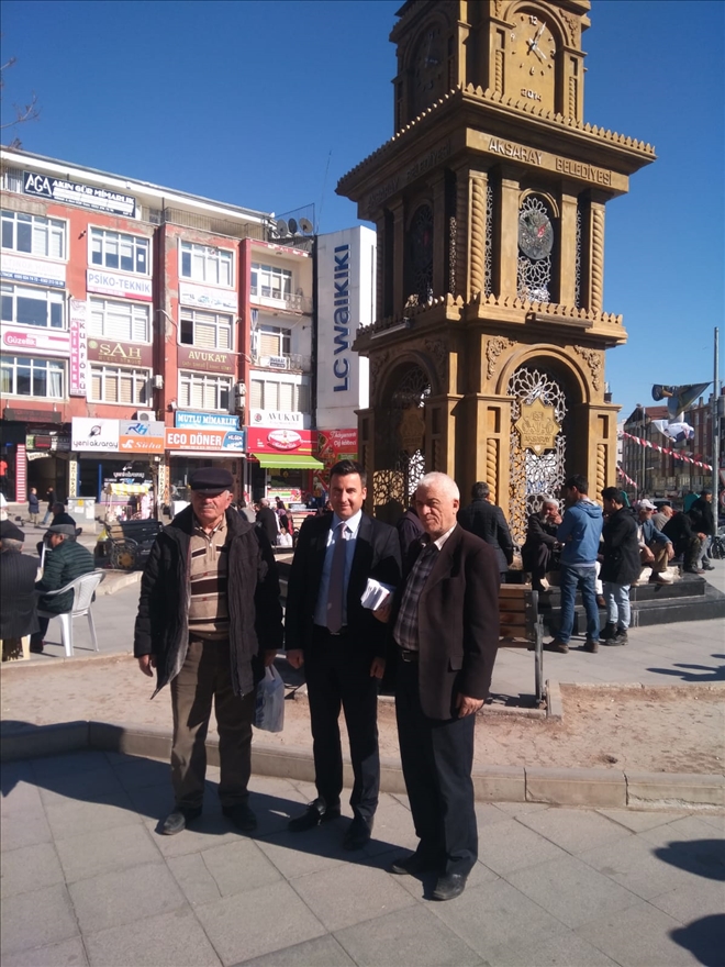 VATAN PARTİSİ ADAYI YUSUF TUNÇERDEN ESNAF ZİYARETİ 