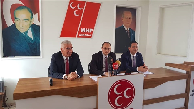 MHP Aksaray da Seçim Değerlendirilmesi Yaptı