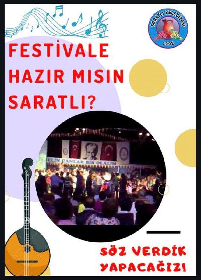 Saratlı Festivale Hazırlanıyor