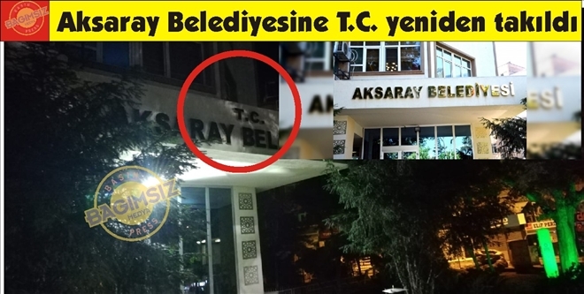 Belediye Tabelasına T.C ibaresi Eklendi!