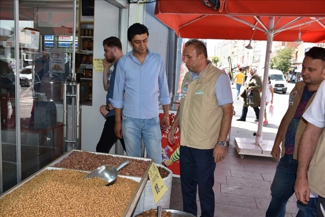 kuruyemiş satış yerleri denetlendi