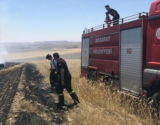 Anız yangınları tehlike oluşturuyor