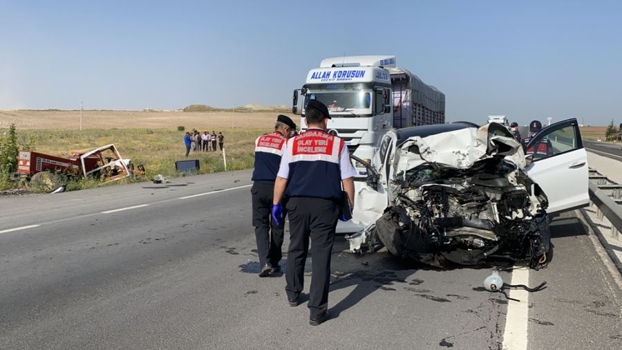 Aksaray-Nevşehir Karayolunda Kaza 1 ölü 3 yaralı