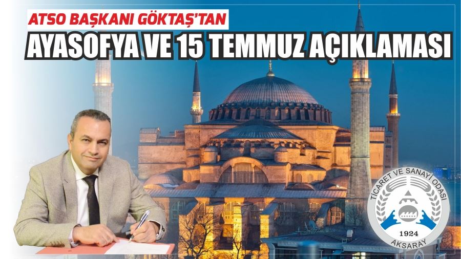 ATSODAN AYASOFYA AÇIKLAMASI