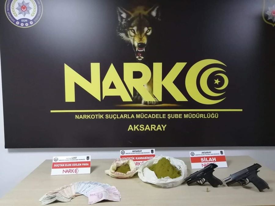 AKSARAY NARKOTİKTEN OPERASYON 3 KİŞİ TUTUKLANDI